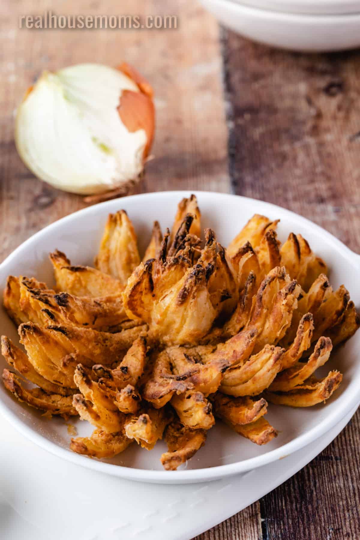 Crispy Air Fryer Blooming Onion Real Housemoms