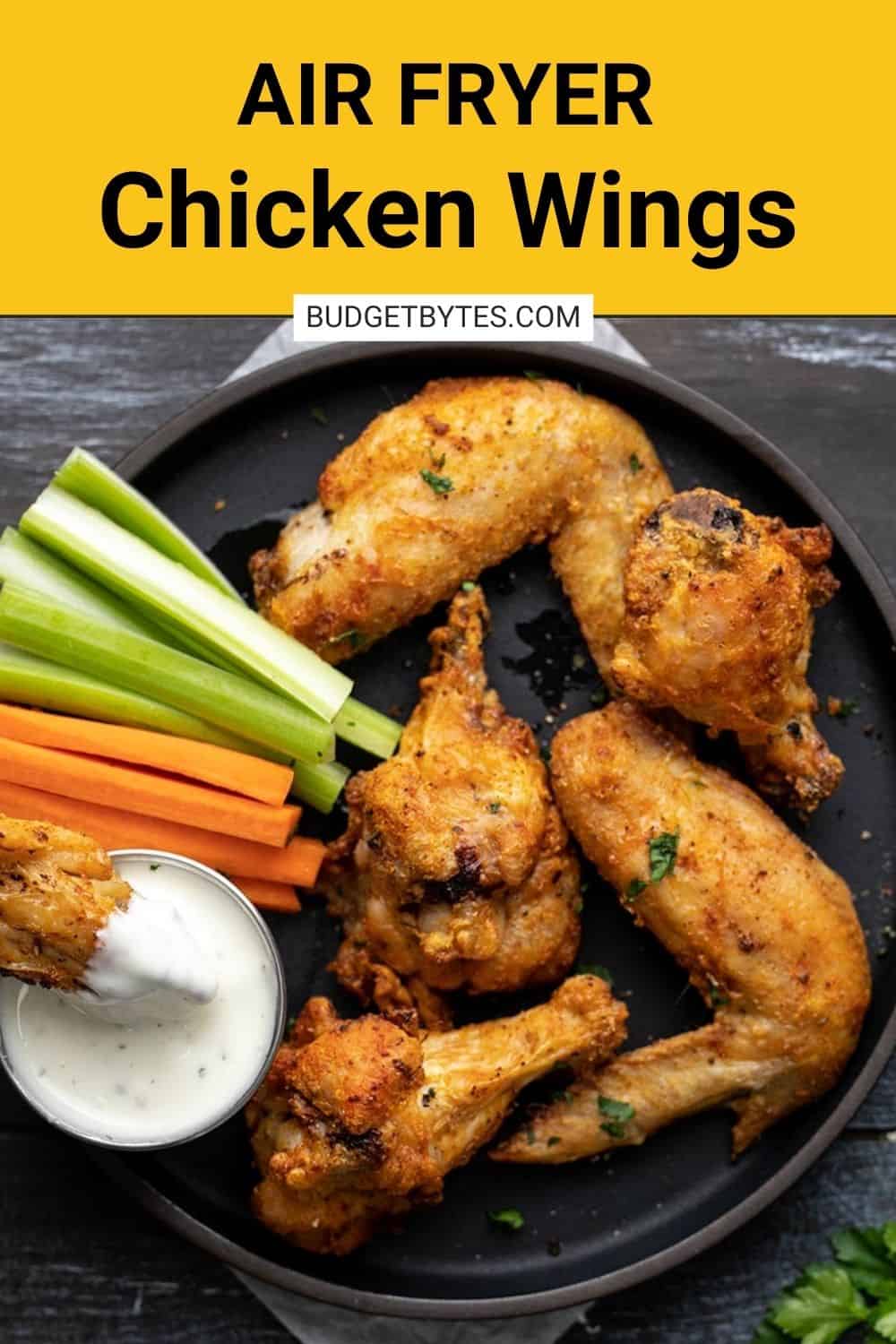 Crispy Air Fryer Chicken Wings Budget Bytes