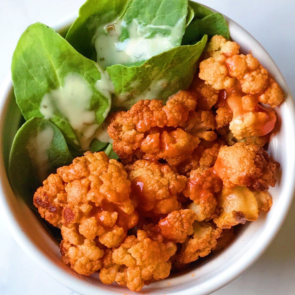 Crispy Buffalo Cauliflower Bites The Dish On Healthy