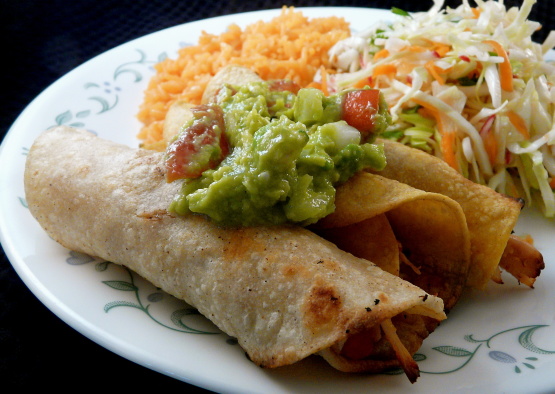 Crispy Chicken Flautas Recipe Food Com