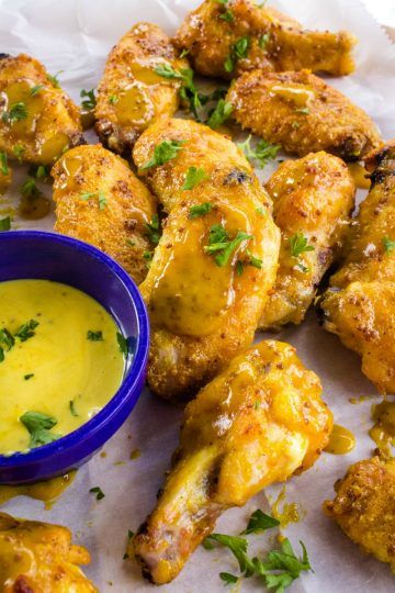 Crispy Honey Mustard Chicken Wings Must Love Home