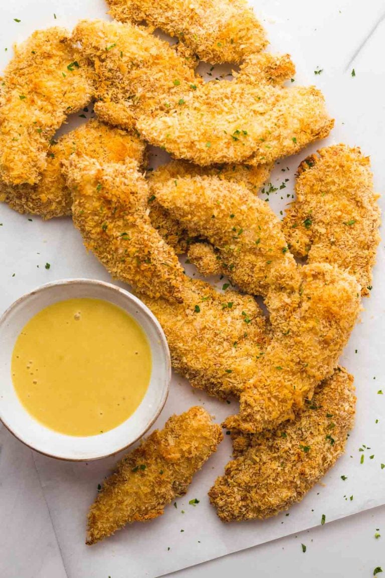 Crispy Oven Baked Chicken Tenders Little Sunny Kitchen