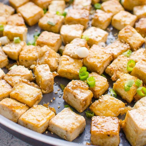 Crispy Pan Fried Tofu The Best Ifoodreal Com