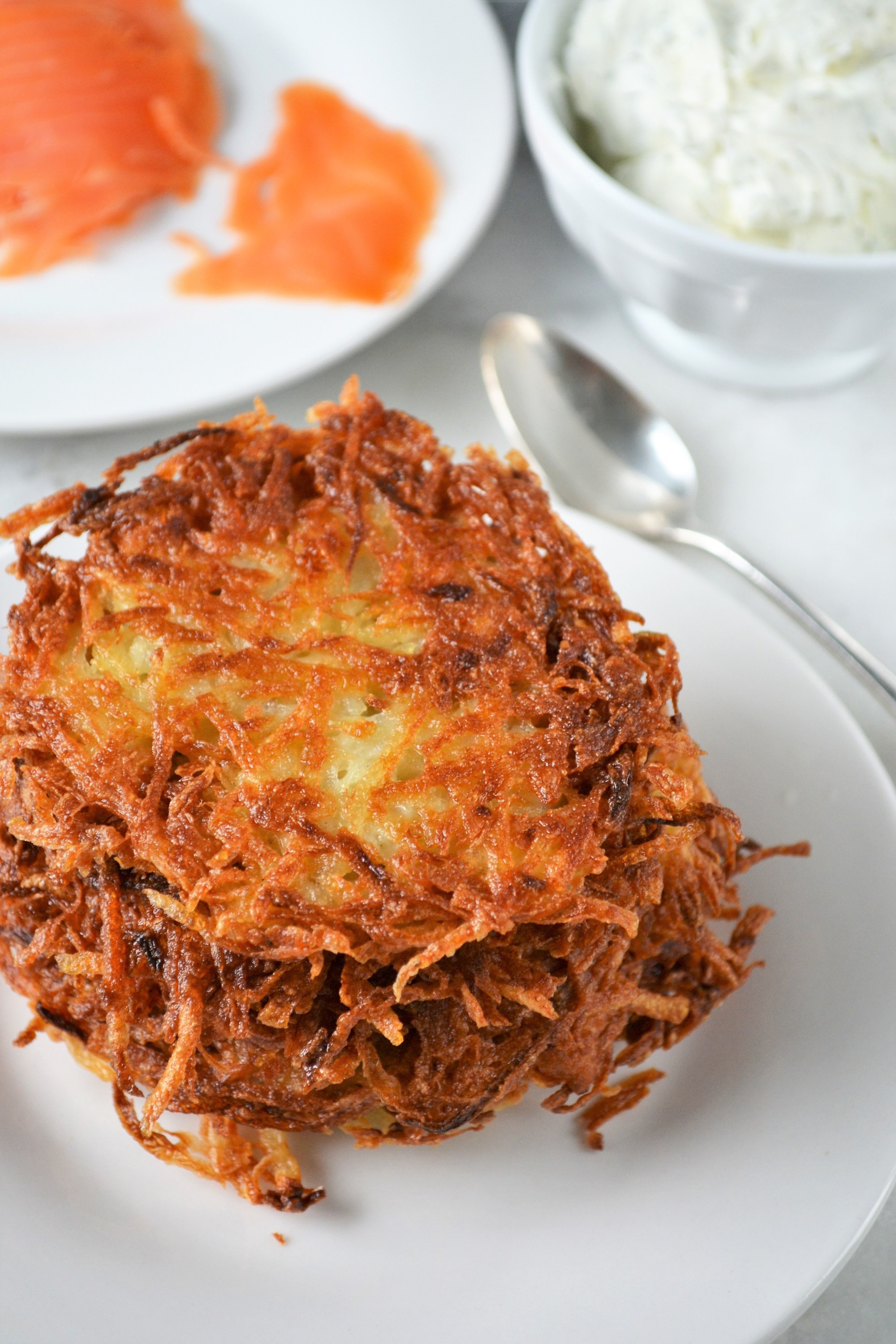 Crispy Potato Latkes Sage To Silver Recipe Crispy Potatoes