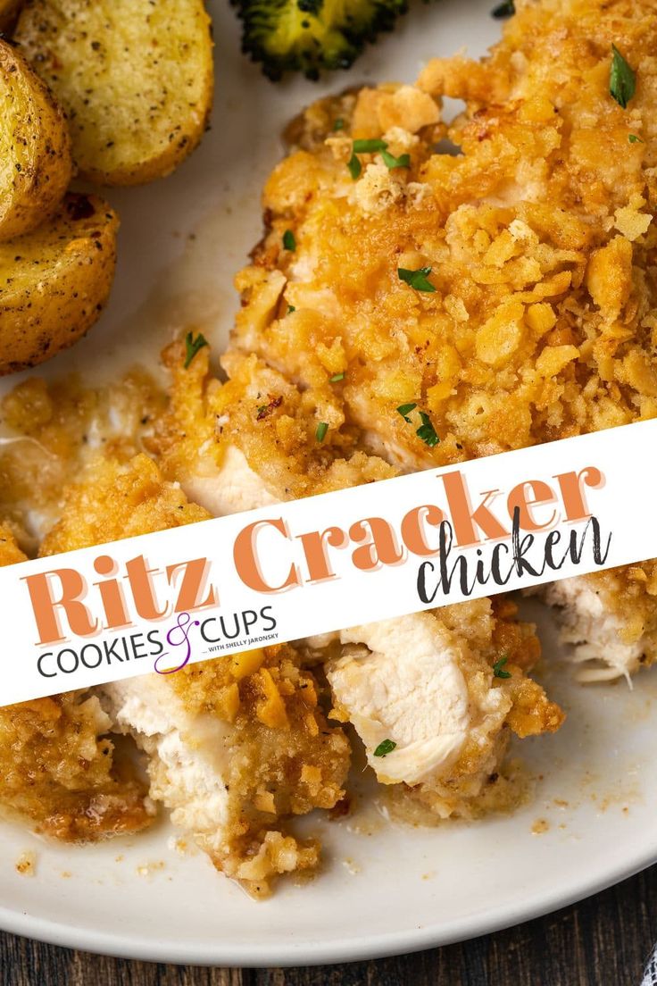 Crispy Ritz Cracker Chicken Cookies And Cups