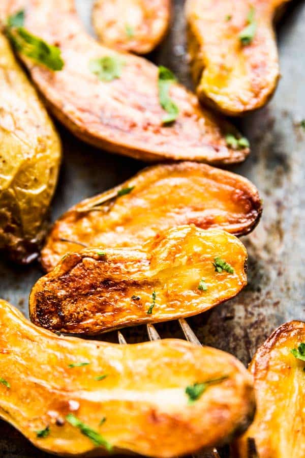 Crispy Roasted Fingerling Potatoes Recipe Savory Nothings