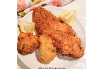 Crispy Southern Fried Catfish Home At Cedar Springs Farm