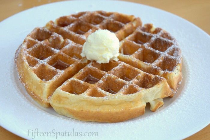 Crispy Waffles Truly The Best Scratch Recipe Fifteen Spatulas