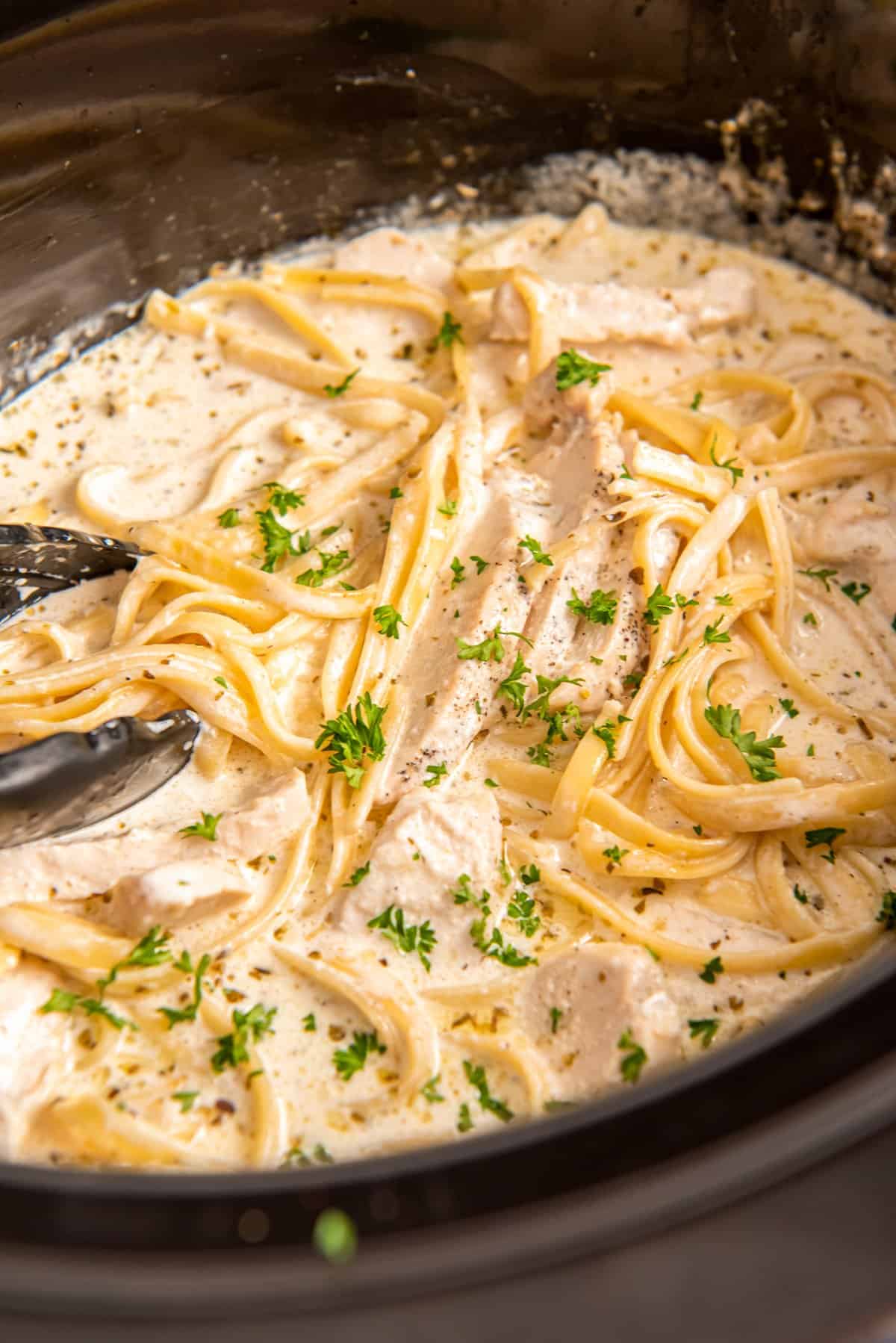 Crock Pot Chicken Alfredo Is Easy To Make And Delicious You Can Enjoy