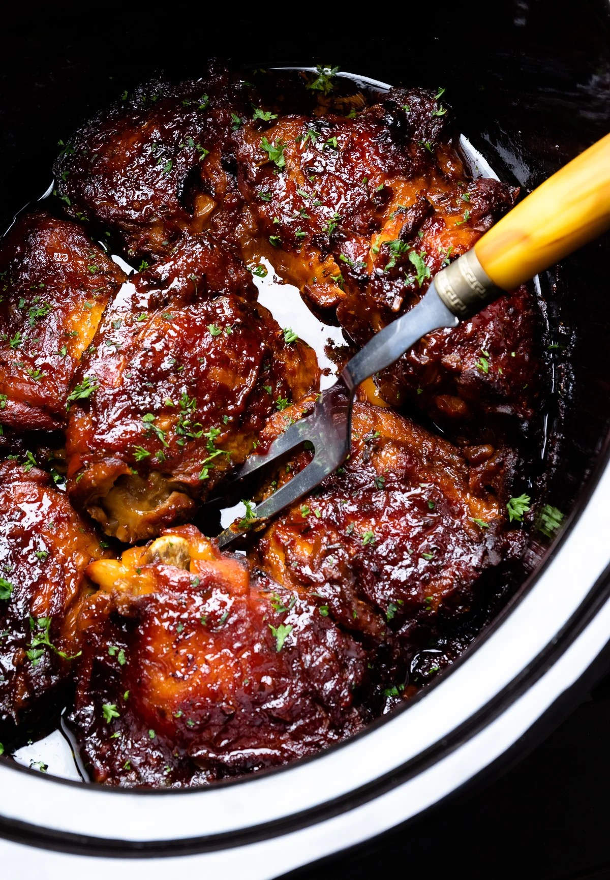 Crock Pot Chicken Thighs Easy Peasy Meals Recipe In 2020 Crockpot