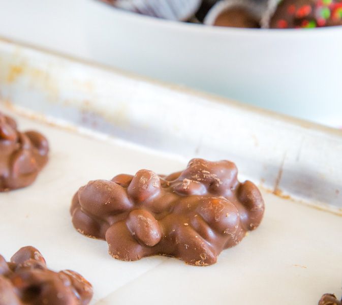 Crock Pot Chocolate Covered Peanuts Candy Recipe Flavorite