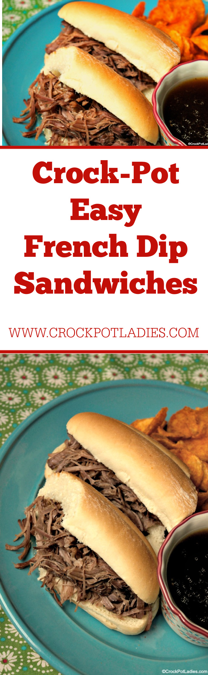 Crock Pot Easy French Dip Sandwiches Crock Pot Ladies