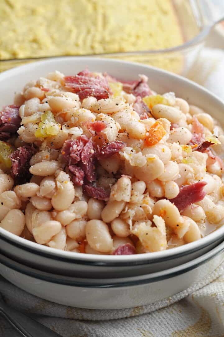 Crock Pot Great Northern Beans Southern Style Savory With Soul