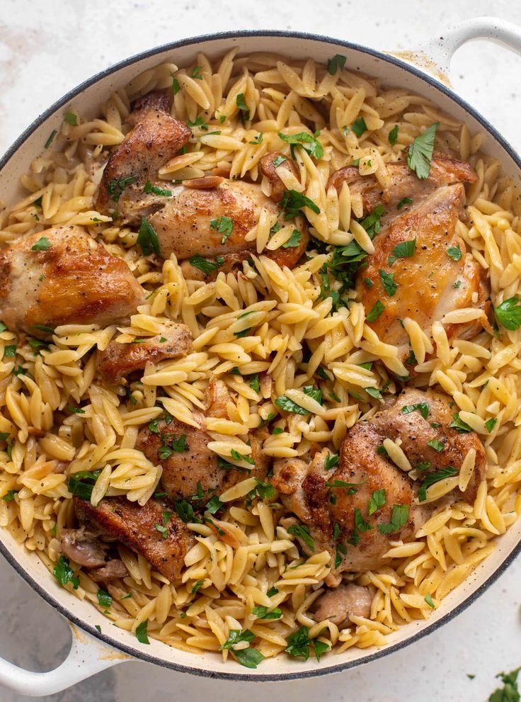 Crock Pot Greek Lemon Chicken And Orzo Recipe