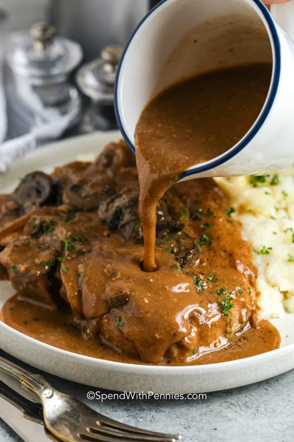 Crock Pot Pork Chops With Gravy Spend With Pennies