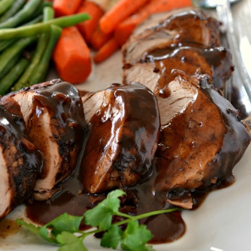 Crock Pot Pork Tenderloin With Balsamic Sauce Just A Pinch