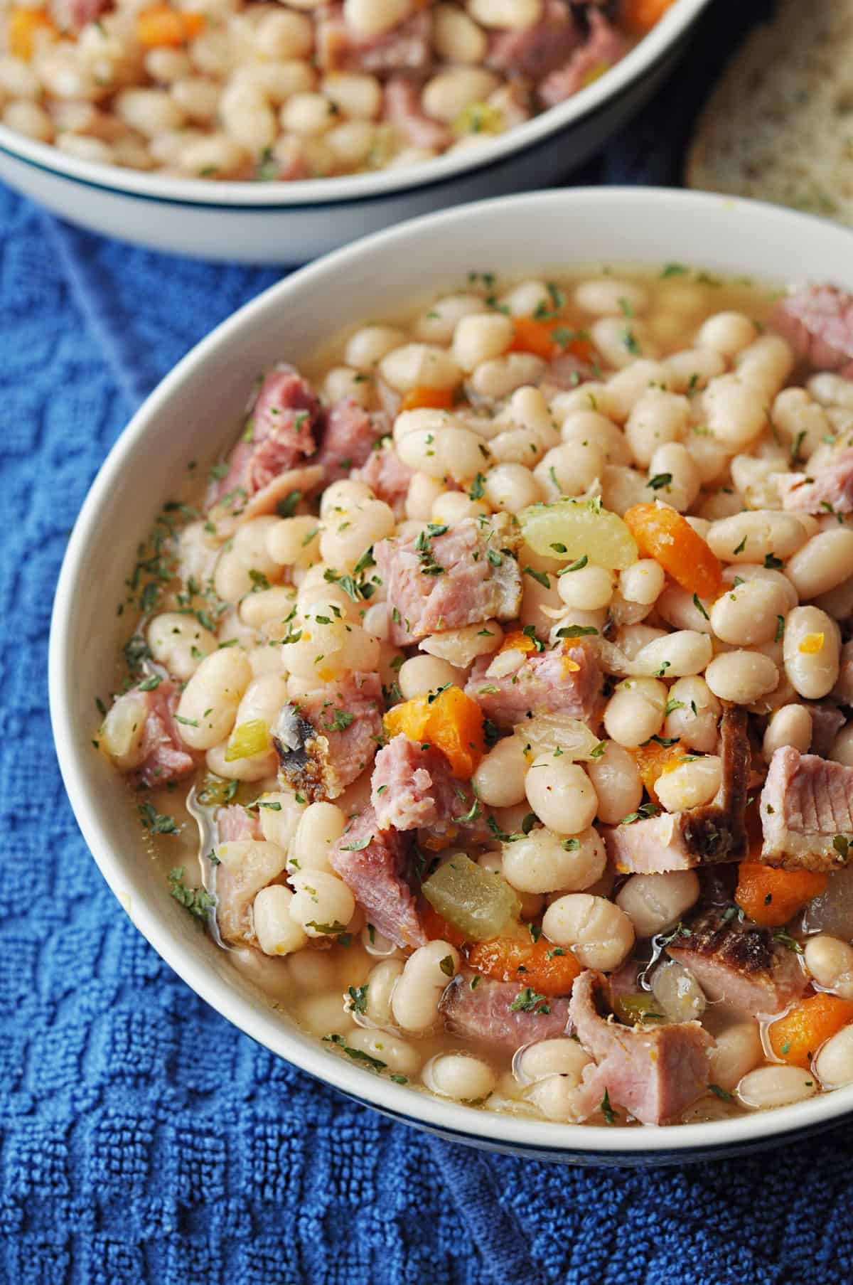 Crockpot Ham And Beans Soup With Leftover Ham Or Hock Savory With Soul