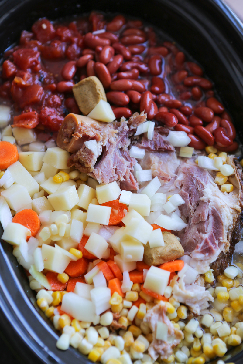 Crockpot Leftover Ham Bone Soup Recipe Pip And Ebby Easy Delicious