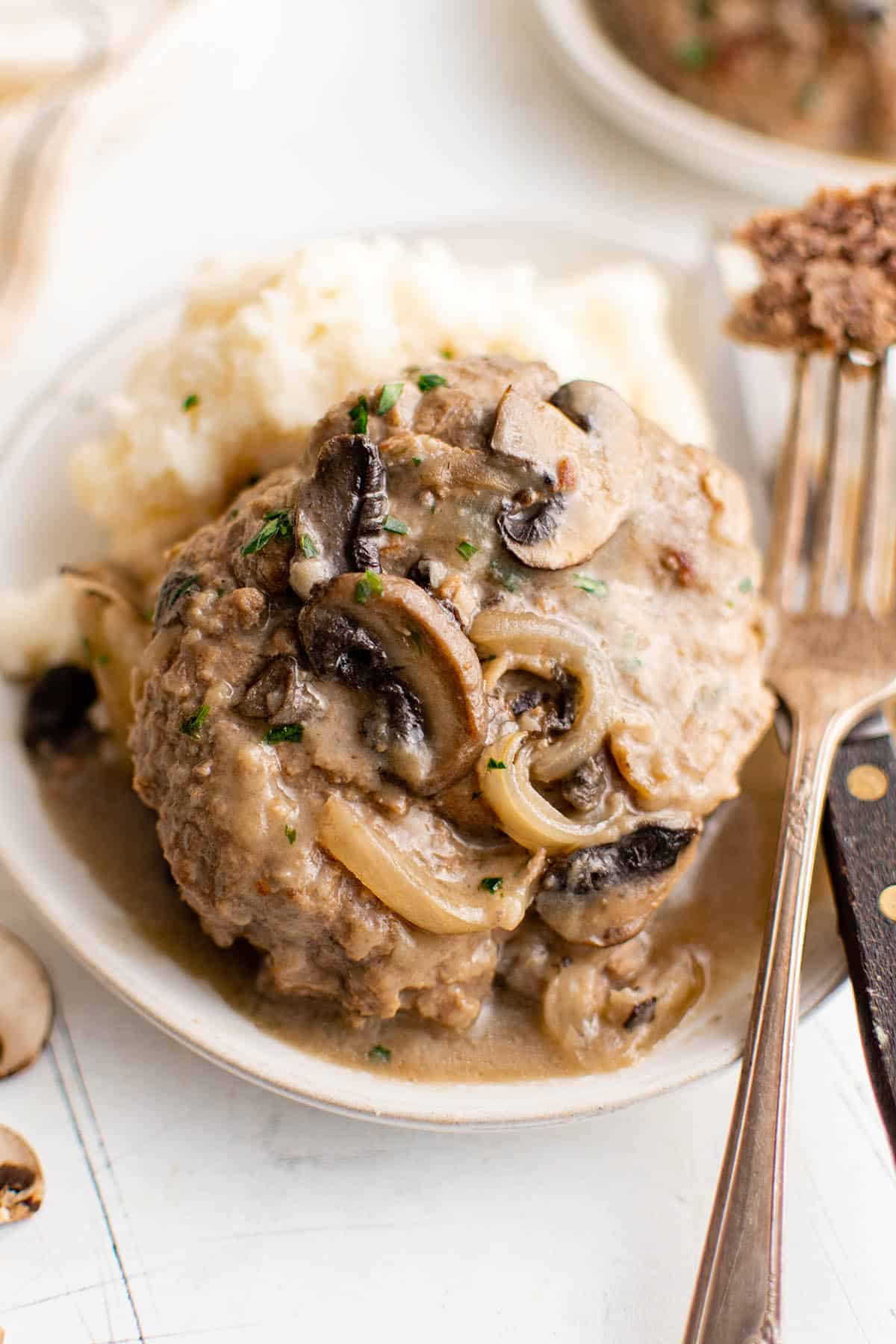 Crockpot Salisbury Steak The Salty Marshmallow