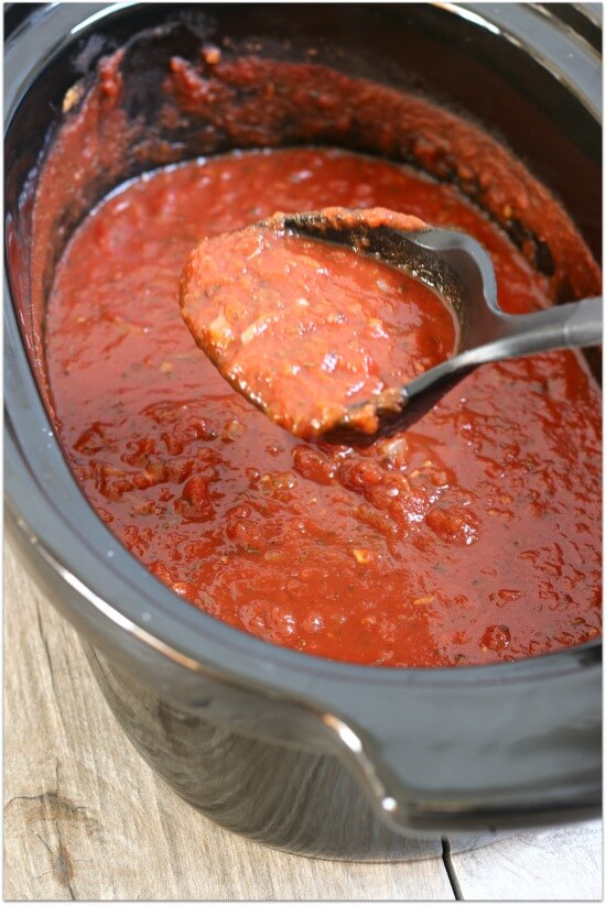 Crockpot Spaghetti Sauce