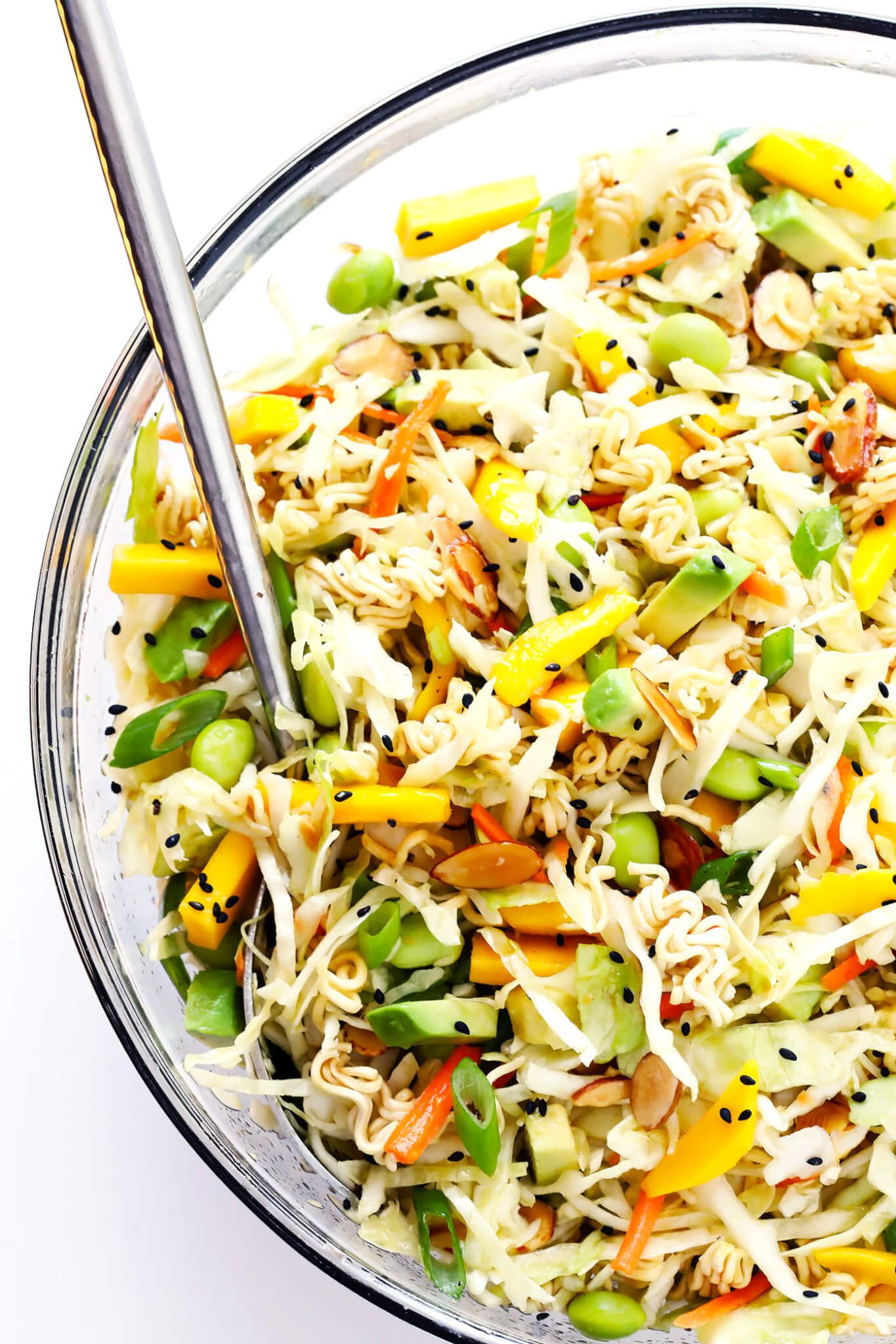 Crunchy Asian Ramen Noodle Salad Gimme Some Oven