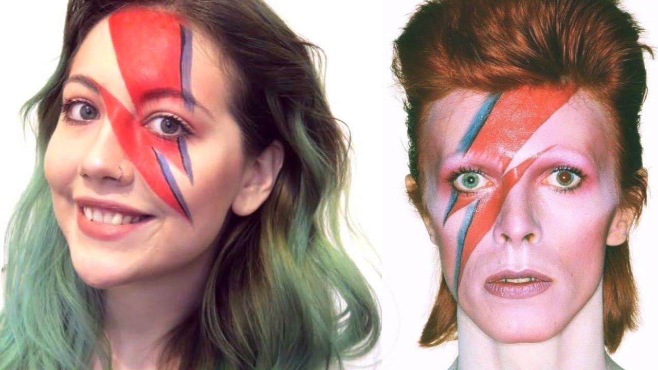 David Bowie Lightning Makeup Tutorial Saubhaya Makeup