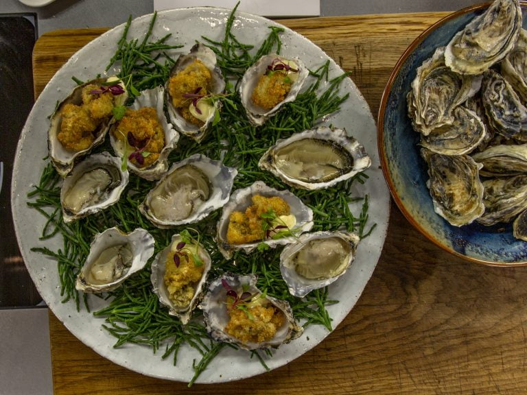 Deep Fried And Fresh Oyster Platter James Martin Chef