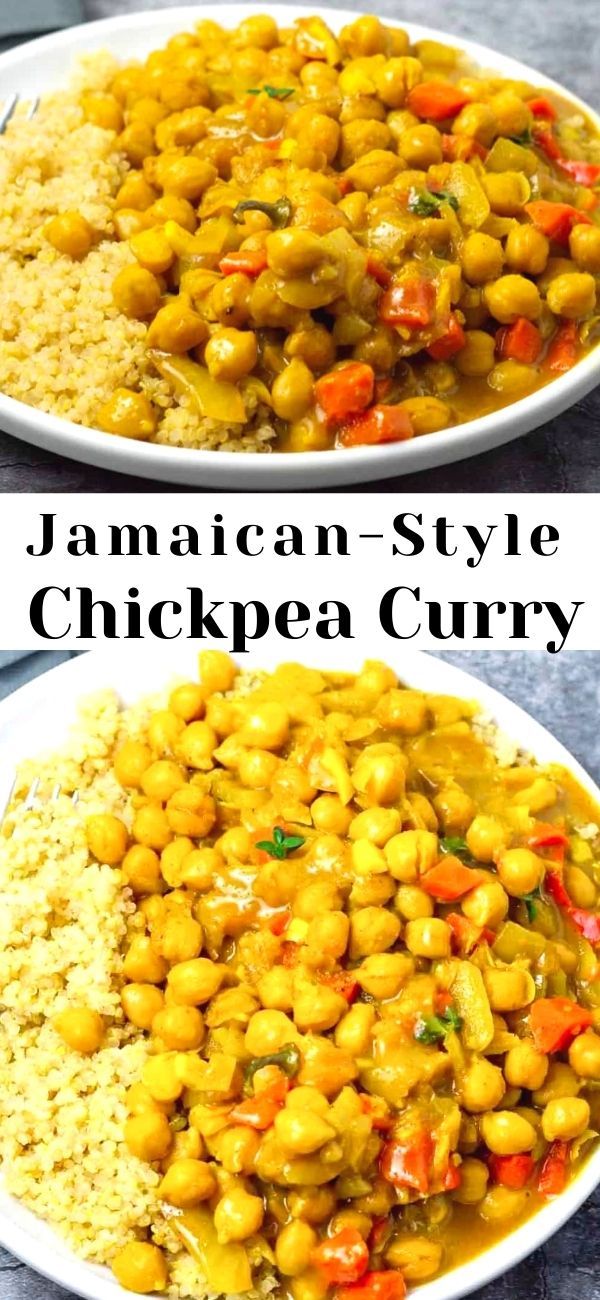 Delicious And Flavorful Vegan Chickpea Curry Jamaican Style