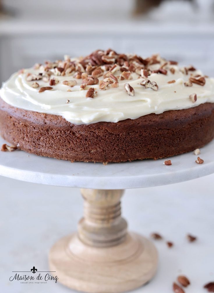 Delicious Banana Cake With Cream Cheese Frosting