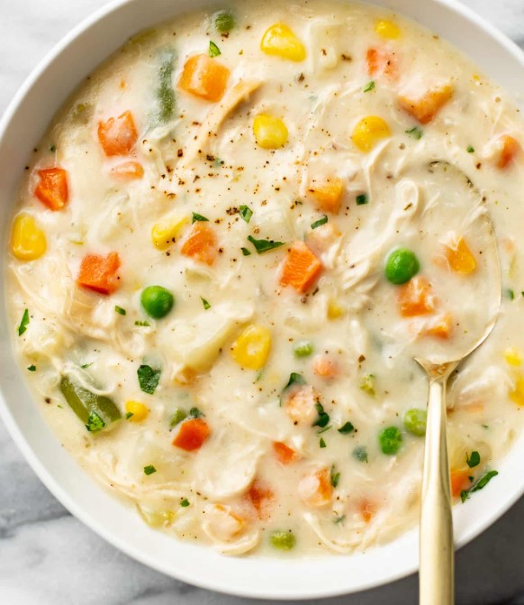 Delicious Chicken Pot Pie Soup Recipe For Cozy Winter Nights Yummy Recipe