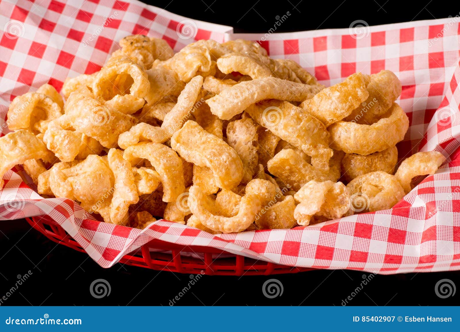 Delicious Crispy Pork Rinds Stock Image Image Of Closeup Hard 85402907