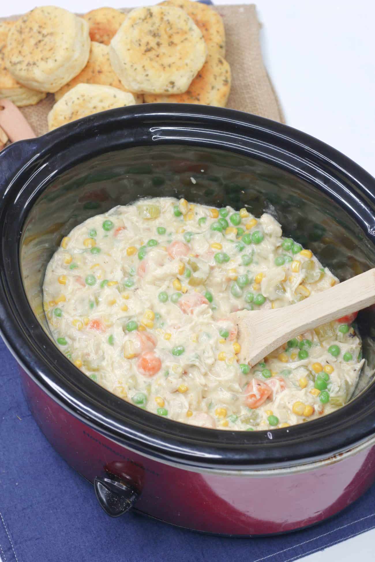 Delicious Crockpot Chicken Pot Pie