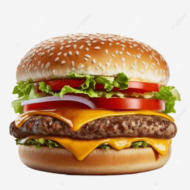 Delicious Hamburger Fast Food Canva