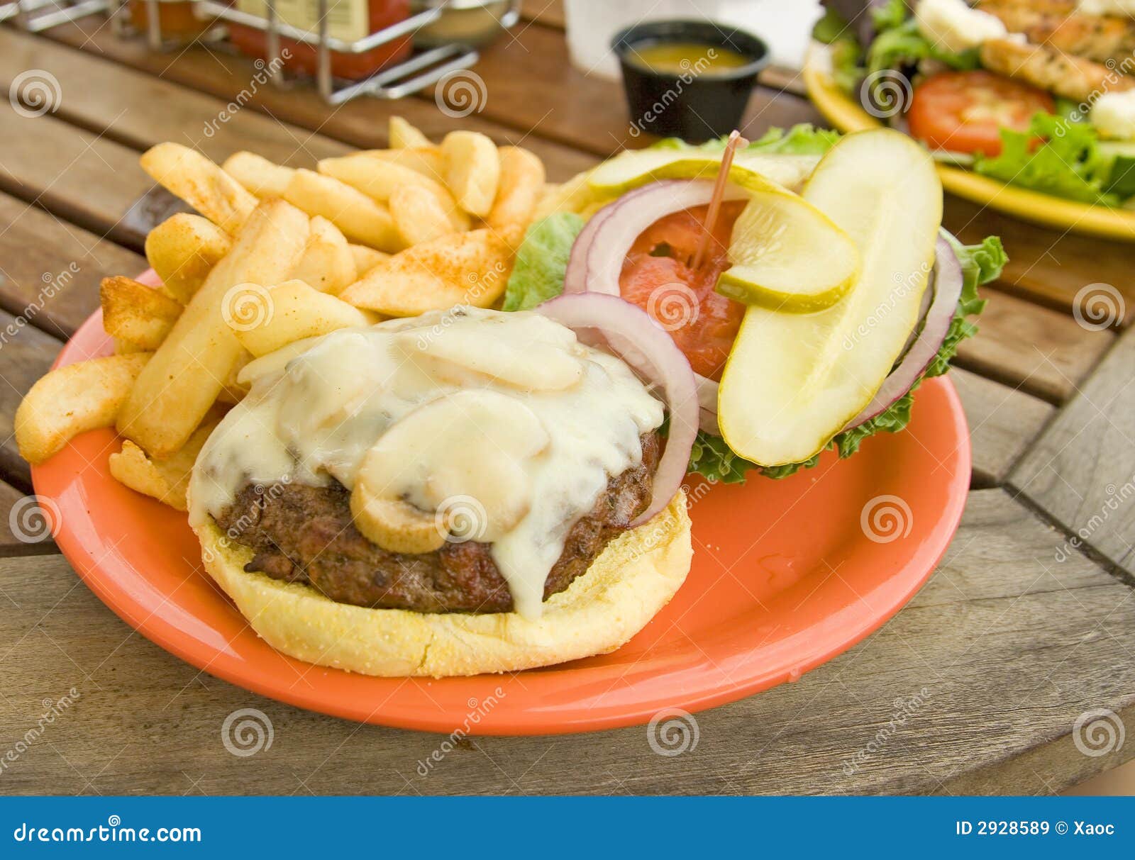 Delicious Hamburger Stock Image Image Of Hamburger American 2928589