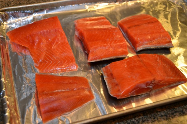 Delicious Wild Sockeye Salmon Baked To Perfection With Salt Pepper And