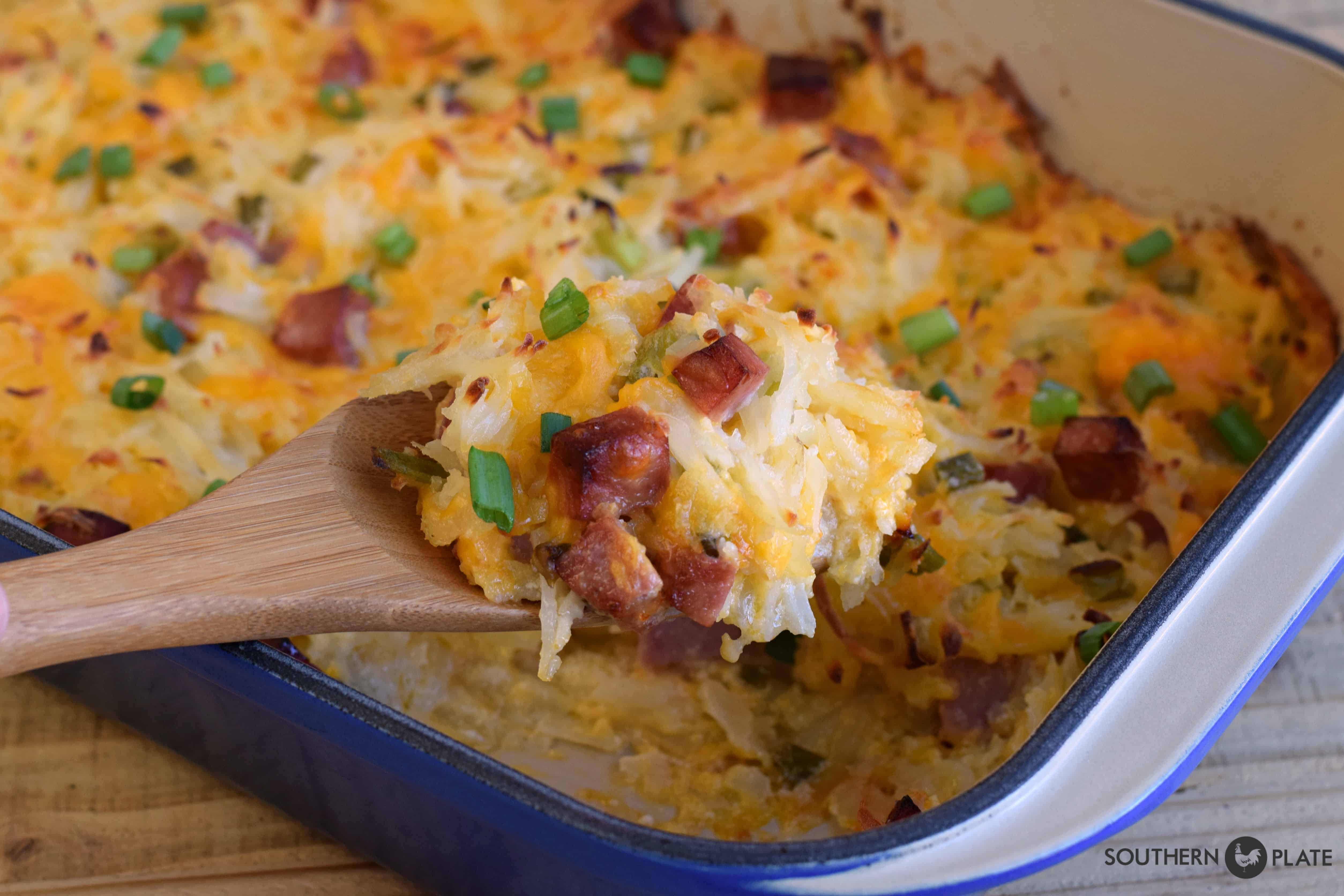 Deluxe Cheesy Hash Brown Casserole Southern Plate