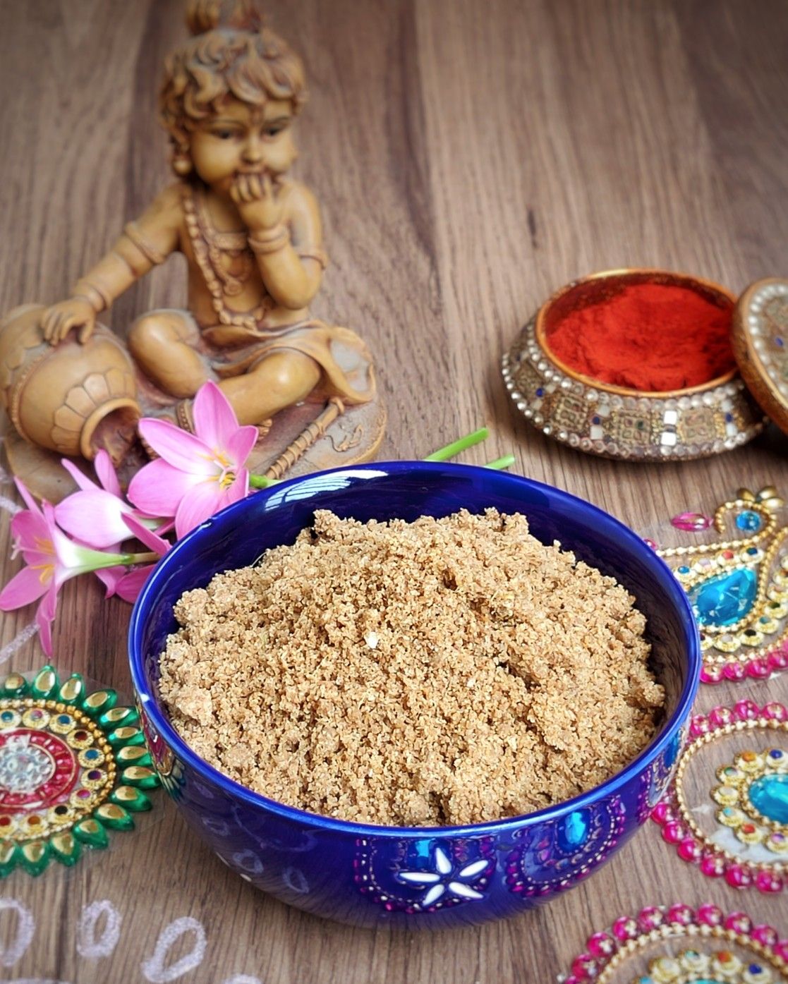 Dhania Panchajeeri Recipe Dhania Panjeeri For Janmashtami The World