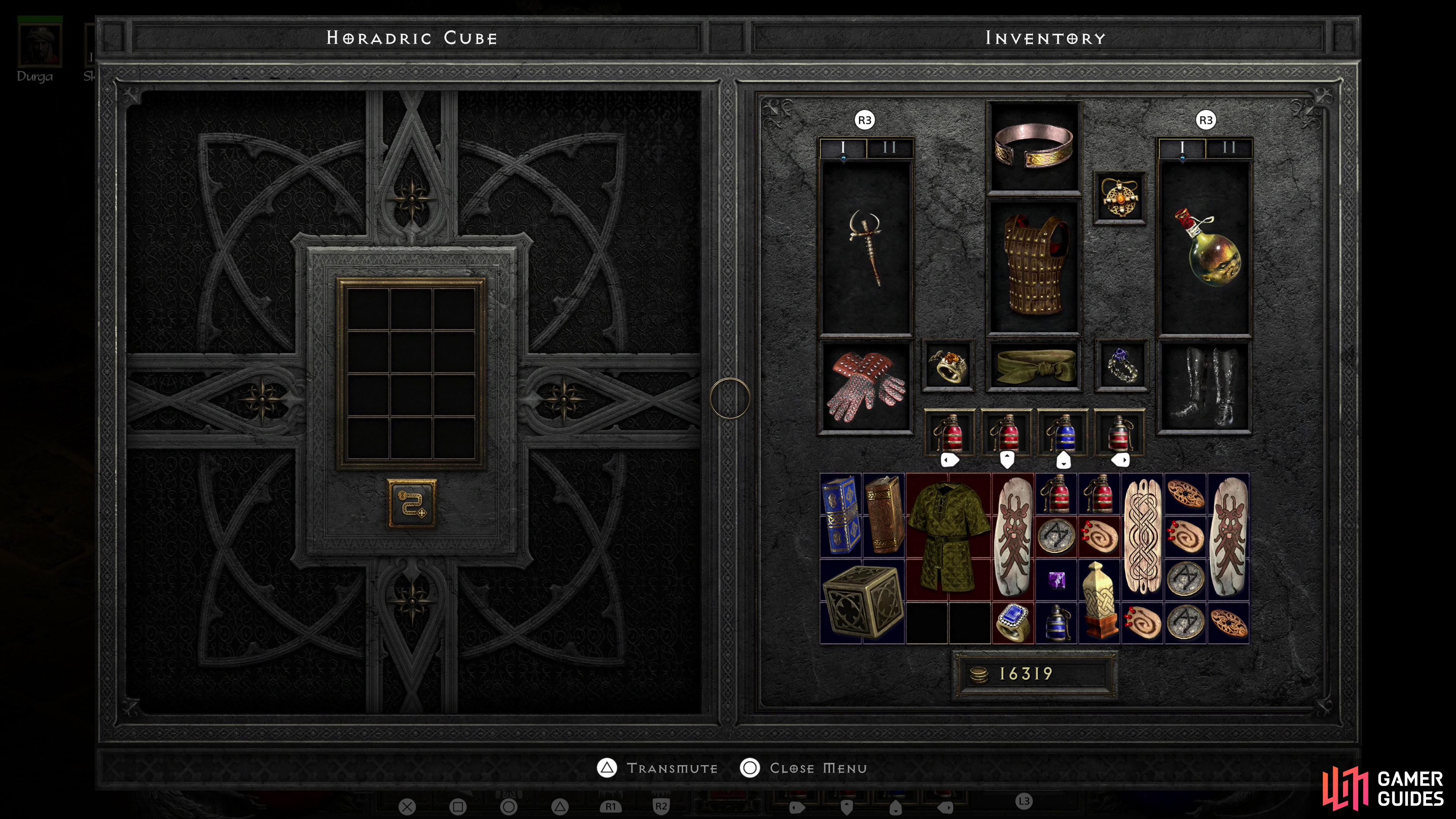 Diablo 2 Horadric Cube Location How To Use The Horadric Cube And