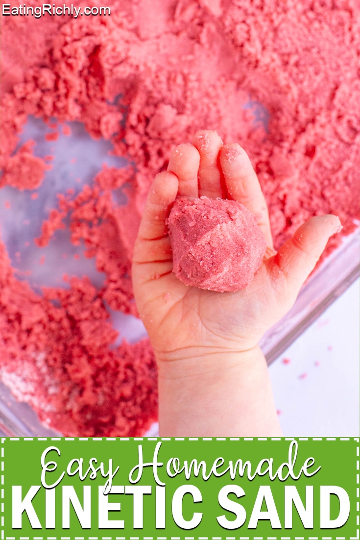 Diy Kinetic Sand Recipe How To Make Kinetic Sand At Home