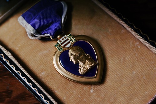 Download Commemorating Heroes On Purple Heart Day Wallpaper