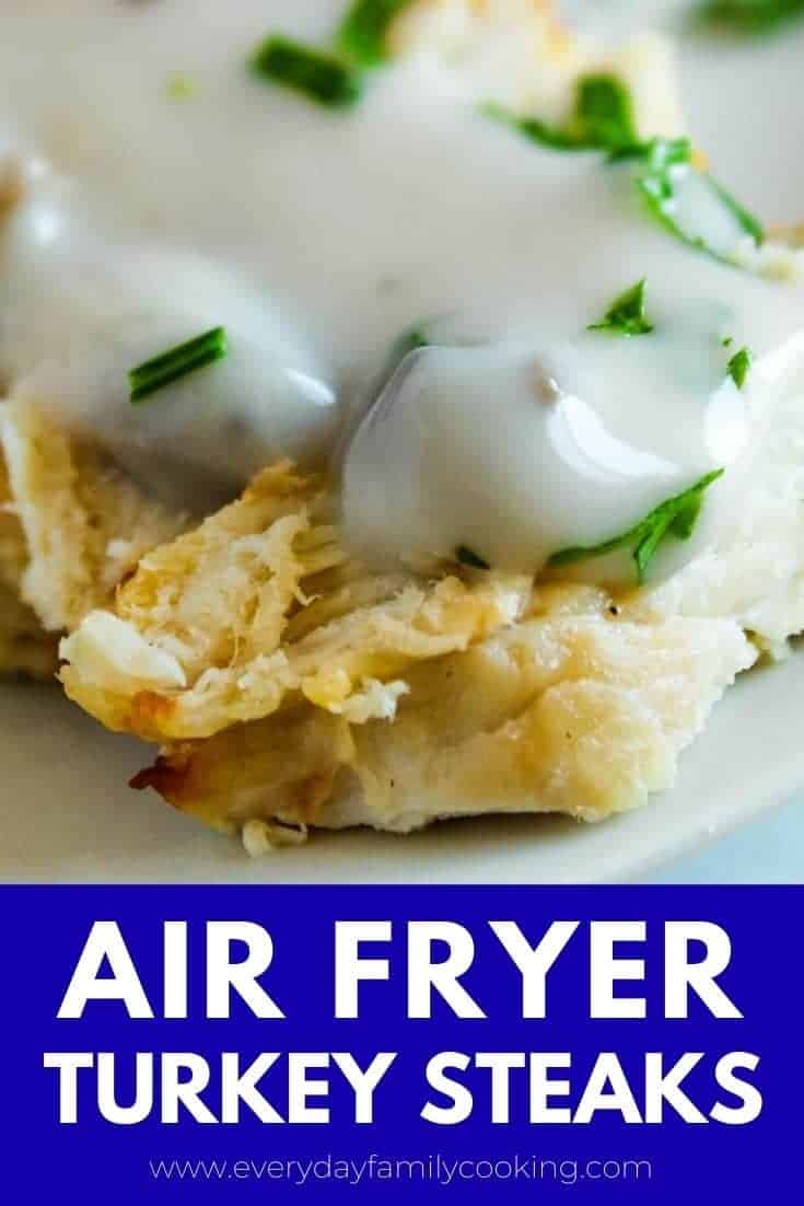 Easy Air Fryer Turkey Cutlets Everyday Family Cooking Recipe Turkey Cutlet Recipes Turkey