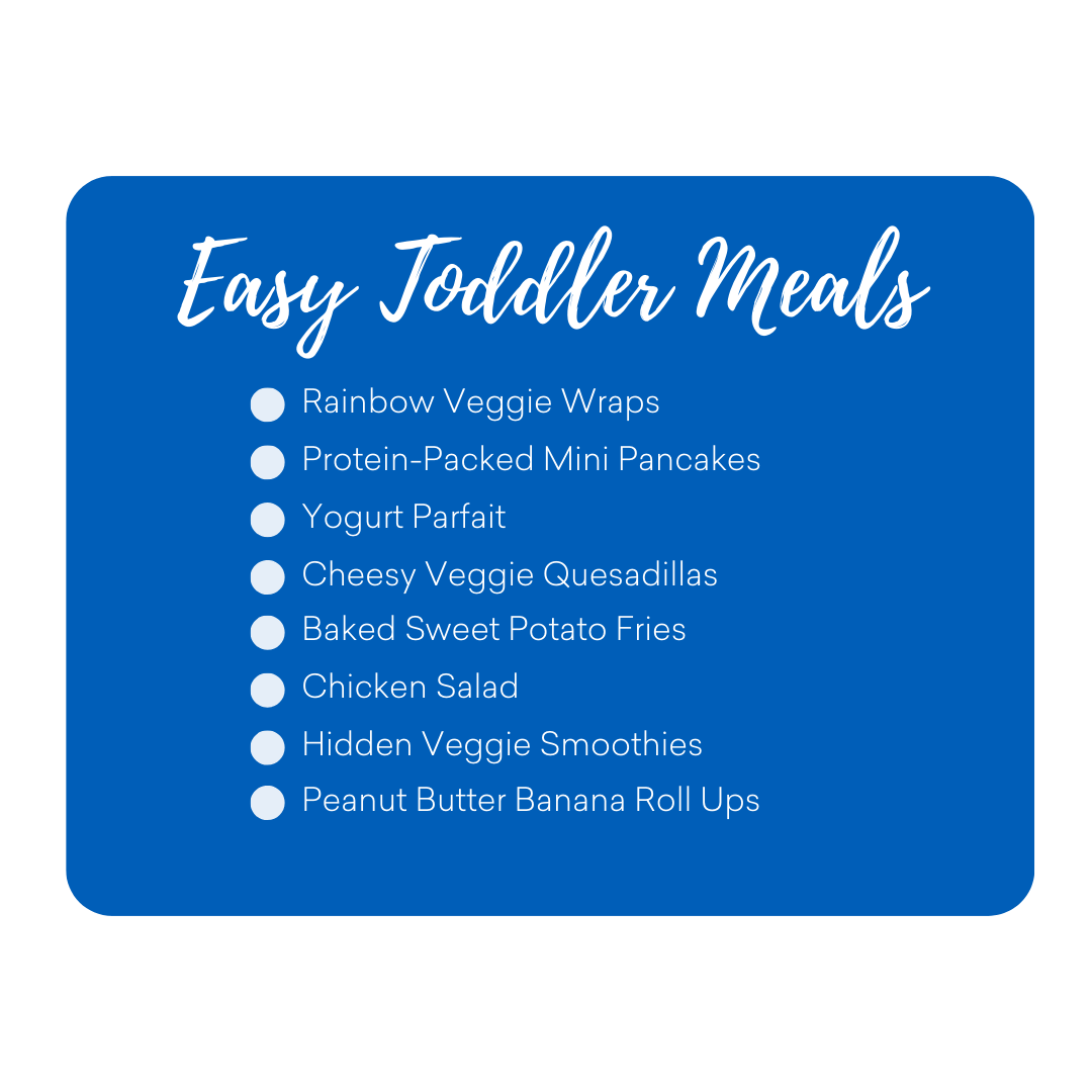 Easy And Nutritious Toddler Meals For A Healthy Start Blog