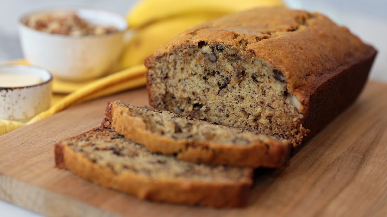 Easy And Perfect Banana Bread Recipe Youtube