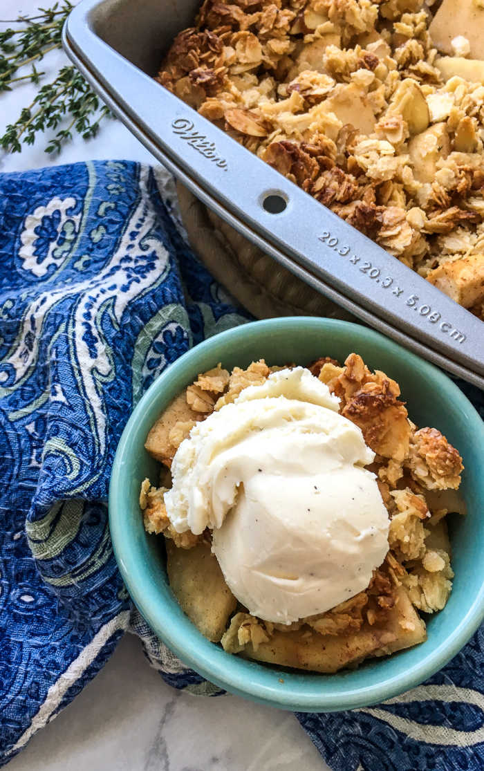 Easy Apple Crisp Recipe Mommy Evolution