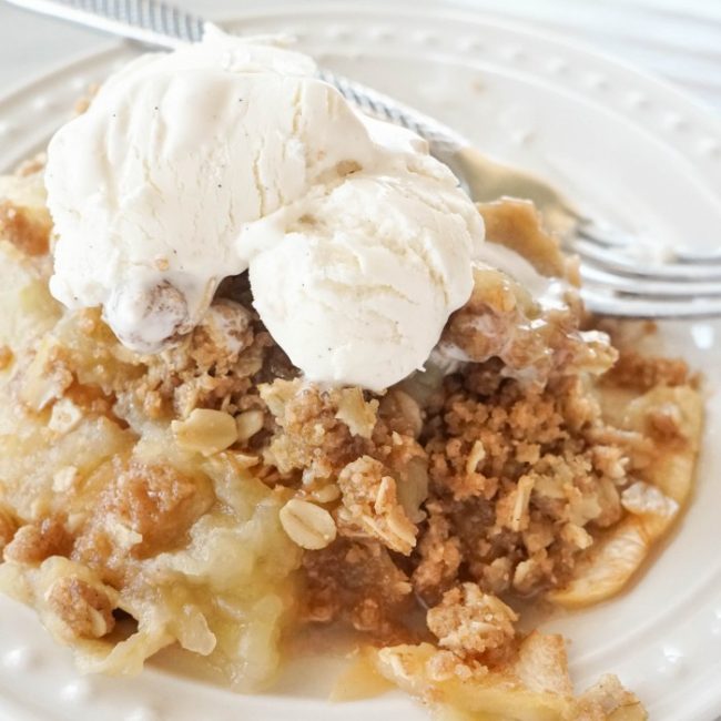 Easy Apple Crumble Recipe Just 6 Ingredients A Mom Amp 39 S Take