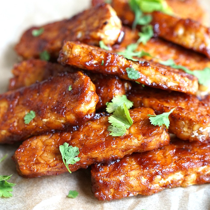 Easy Baked Bbq Tempeh Yummy Mummy Kitchen A Vibrant Vegetarian Blog