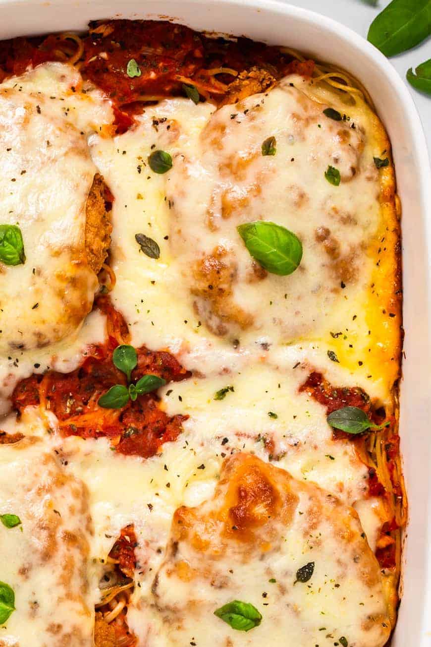 Easy Baked Chicken Parmesan Recipe With Croutons Spicy Baked Chicken