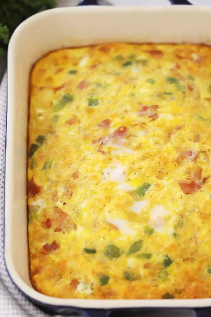 Easy Baked Denver Omelet Breakfast Casserole Recipe The Carefree