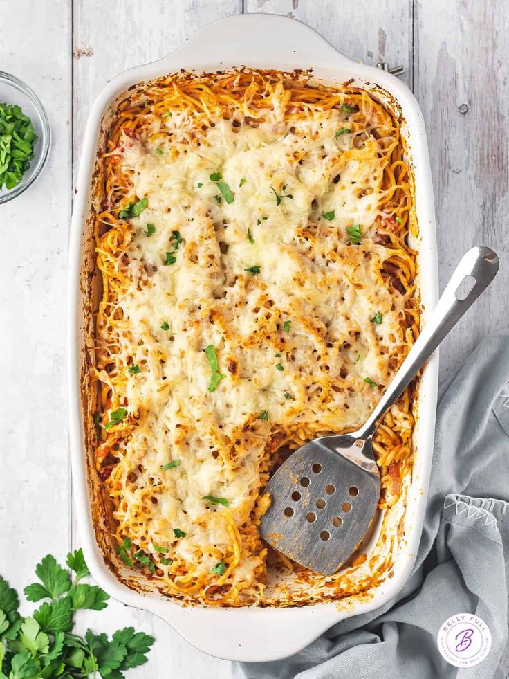 Easy Baked Spaghetti Food Glorious Food