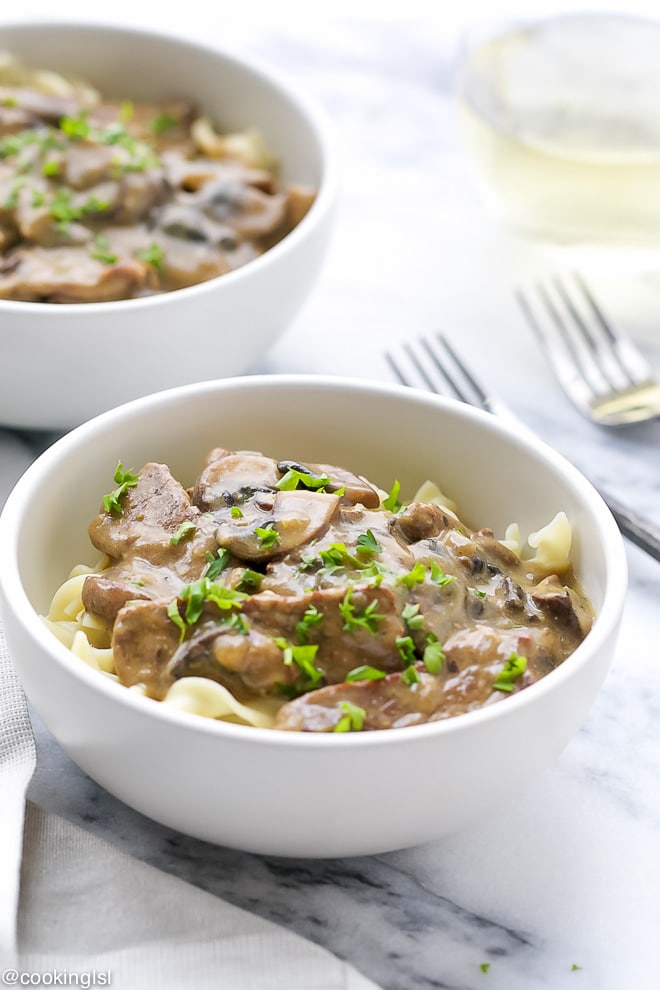 Easy Beef Stroganoff Recipe Cooking Lsl